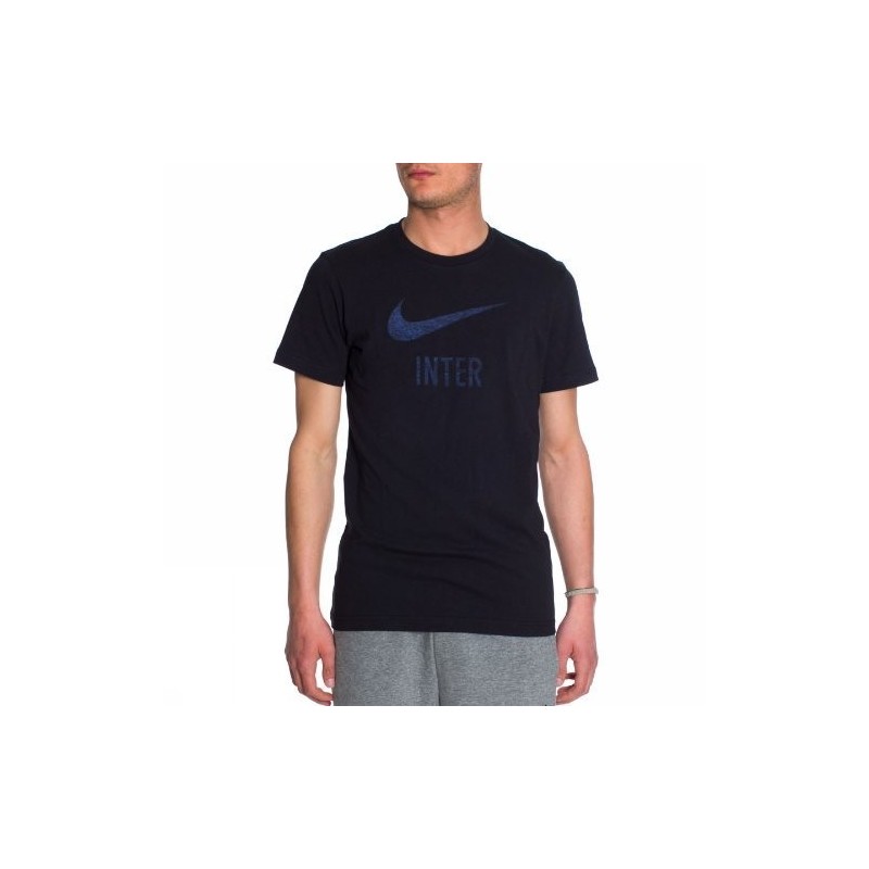 Inter t-shirt basic type black Nike