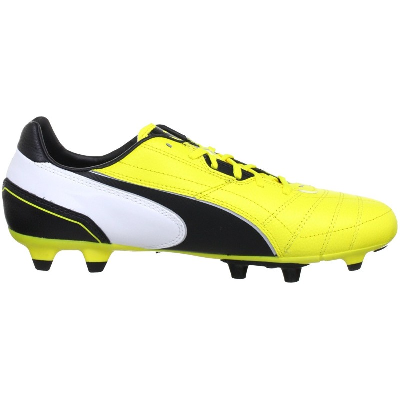 el último Posicionar Electricista Puma Momentta FG botas de fútbol Color Amarillo Shoes Size EUR 41 - UK 7.5