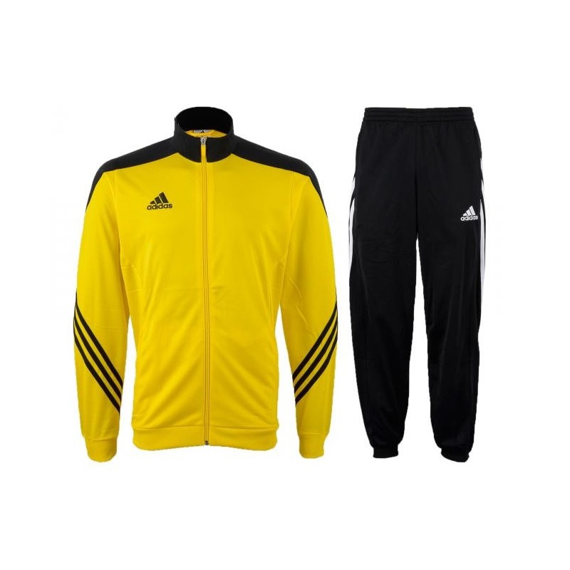 all yellow adidas tracksuit