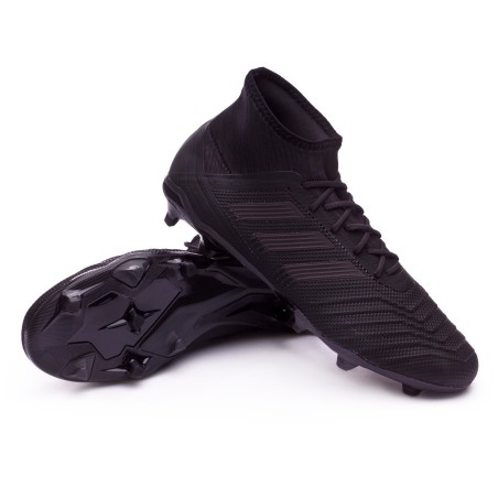 Scarpe calcio Bota Predator FG black Color Negro Shoes Size EUR 42 - UK 8 - US - CM 27