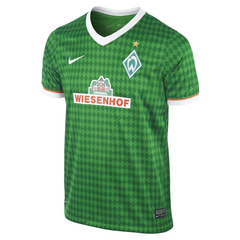 Hou op Overjas zout Werder Bremen jersey home green guy 2013/14 Nike Color Green Size 10/12  years - 137/147cm