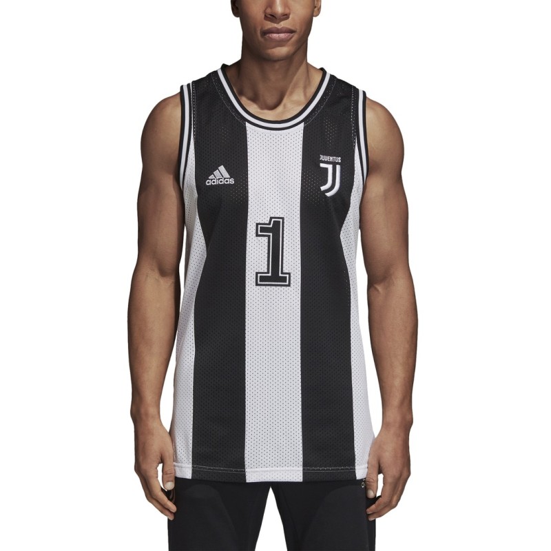 Adidas Juventus Tank white black 2018/19 Size L Color White