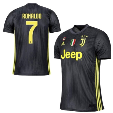 Admirable Procesando Polvo La Juventus 7 Ronaldo jersey tercer 3er 2018/19 Adidas Tamaño S Color Carbon