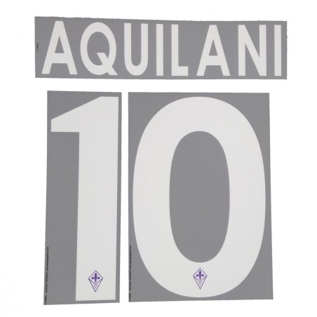 Fiorentina 10 Aquilani nom et le numéro du maillot domicile 2013/14