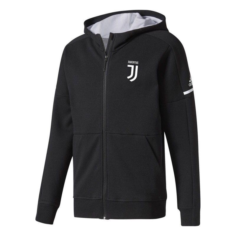 Juventus hoodie cap Anthem Black 2017 