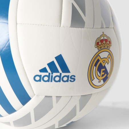 flexible rescate Palacio Balón de fútbol real Madrid auténtica Adidas 2017/18 Color Blanco Tamaño 5