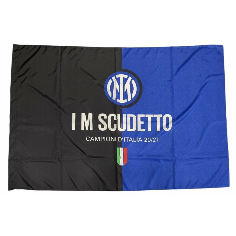 Drapeau Inter 100x140cm Bouclier officiel