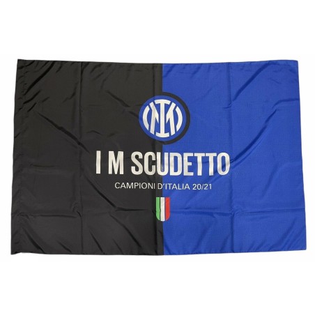 Drapeau Inter 100x140cm Bouclier officiel