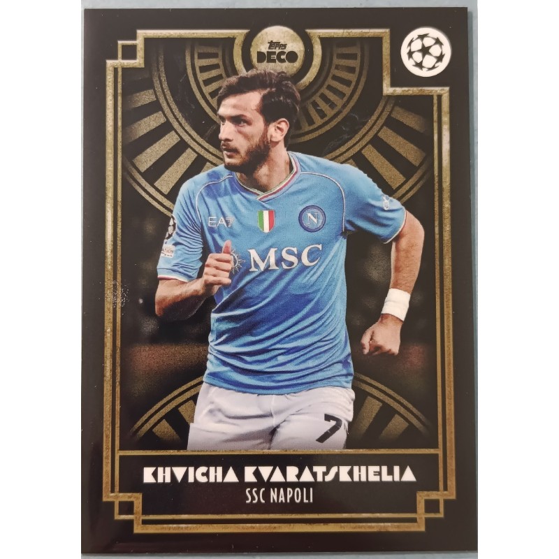 Khvicha Kvaratskhelia Napoli UCL Topps Deco UCC 2023/24