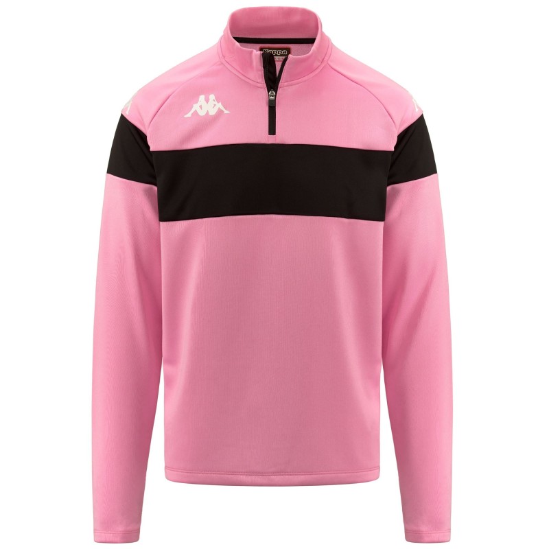 Felpa Rosa Nero Kappa 4 soccer Dovare