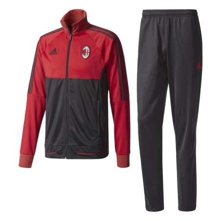 AC Milan tracksuit bench Red 2017/18 Adidas Size S Color Red
