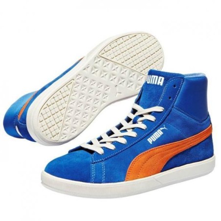 vegetarisch ketting plotseling Puma shoes Archive lite Mid Suede blue orange sneakers Color Blue Shoes  Size EUR 42 - UK 8 - US 9 - CM 27