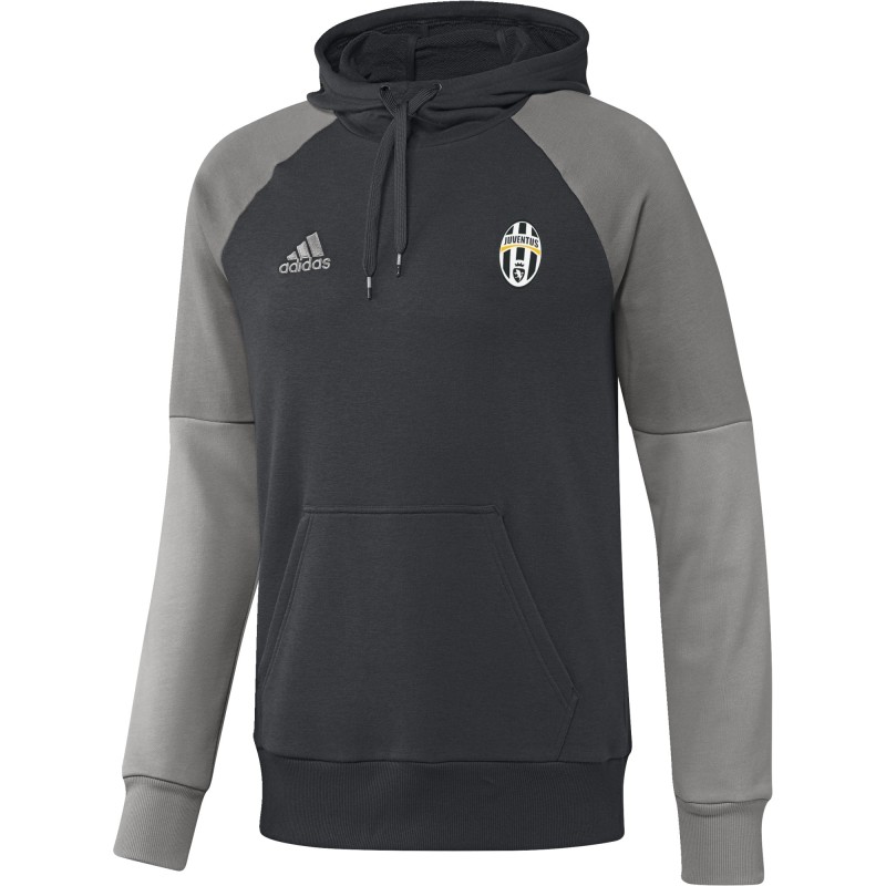 Bañera Terraplén haz La Juventus sudadera de entrenamiento con capucha gris 2016/17 Adidas  Tamaño L Color Gris