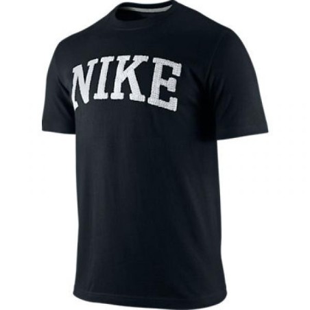 Black nike logo t shirt online